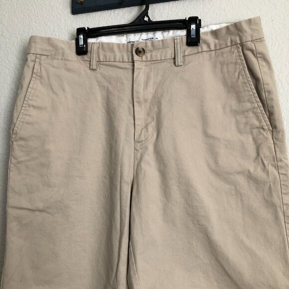 Old Navy Ultimate Slim Khaki Cotton Shorts Men's 36 Casual Built-In Flex GUC - Picture 2 of 8